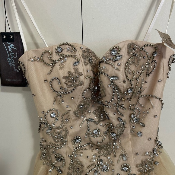 Mac Duggal Golden Gown - Picture 10 of 11